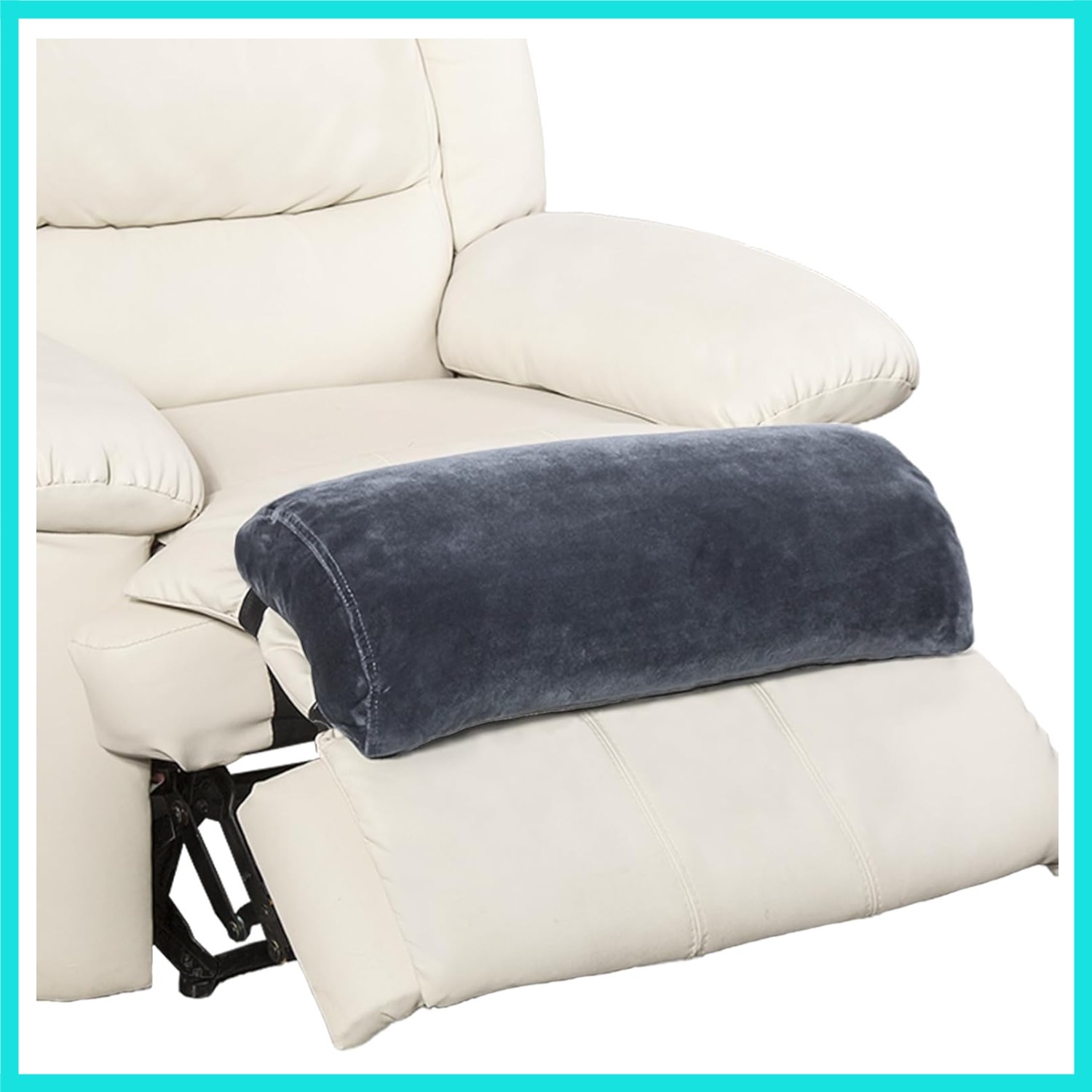 Recliner Leg Rest Cushion with Strap, Memory Foam Under Knee Pillow for Back ...
