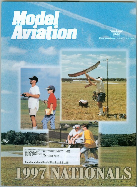 MODEL AVIATION Magazine December 1997 Ironside: CL Jet Speed