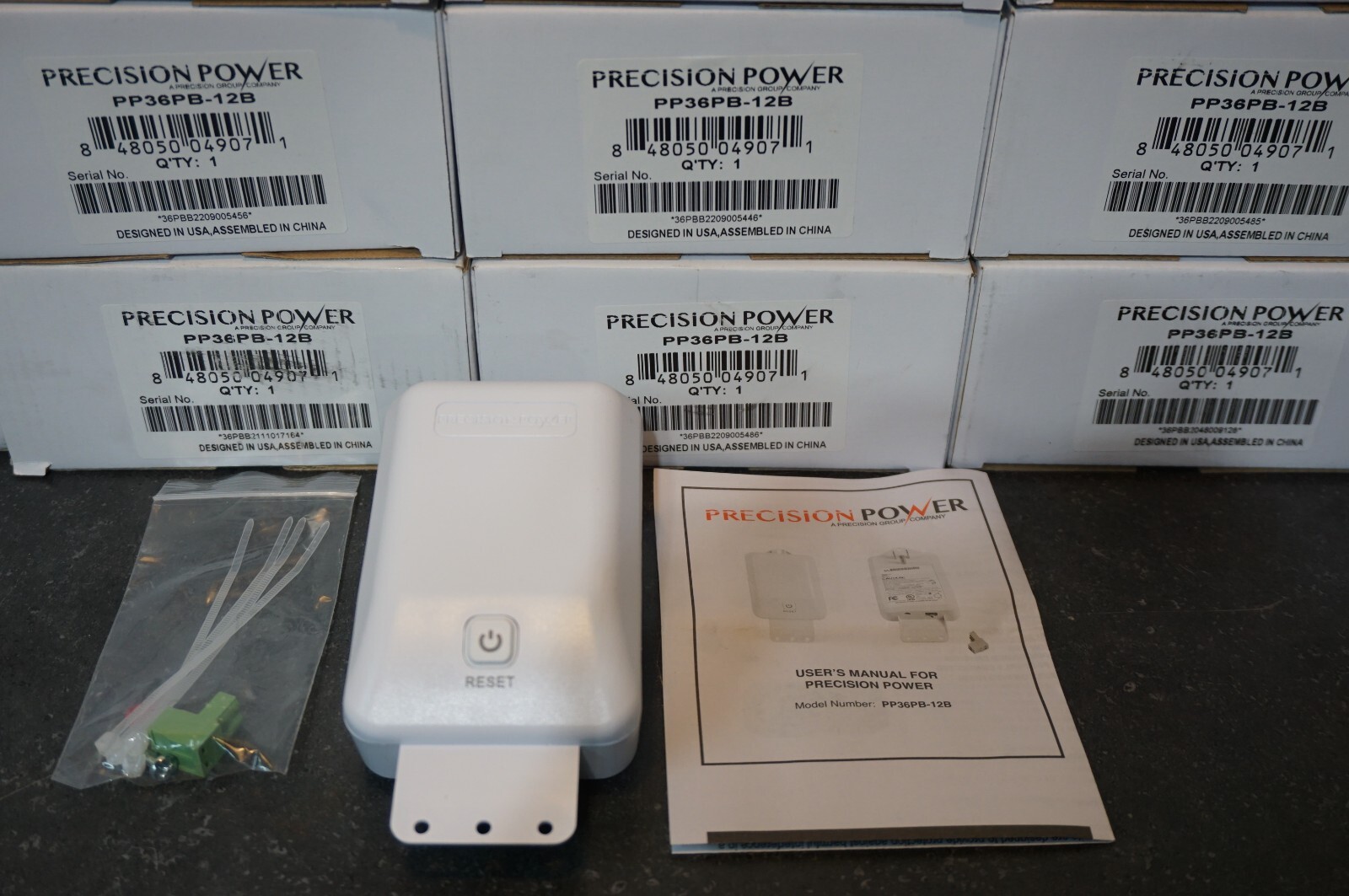 Precision Power PP36PB-12B 100-240VAC IN 12VDC 13.5V Out ONT Pwr. supply