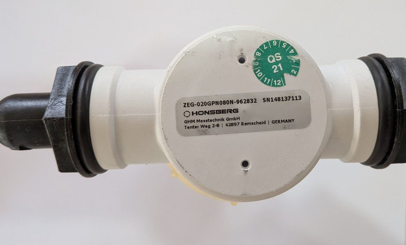 Honsberg ZEG-020GPN080N Flow Sensor Meter
