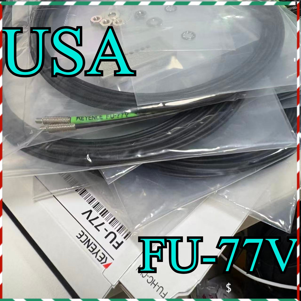 FU-77V 1PC Keyence Fiber Optic Sensor New In Box US Stock Fast Free Shipping