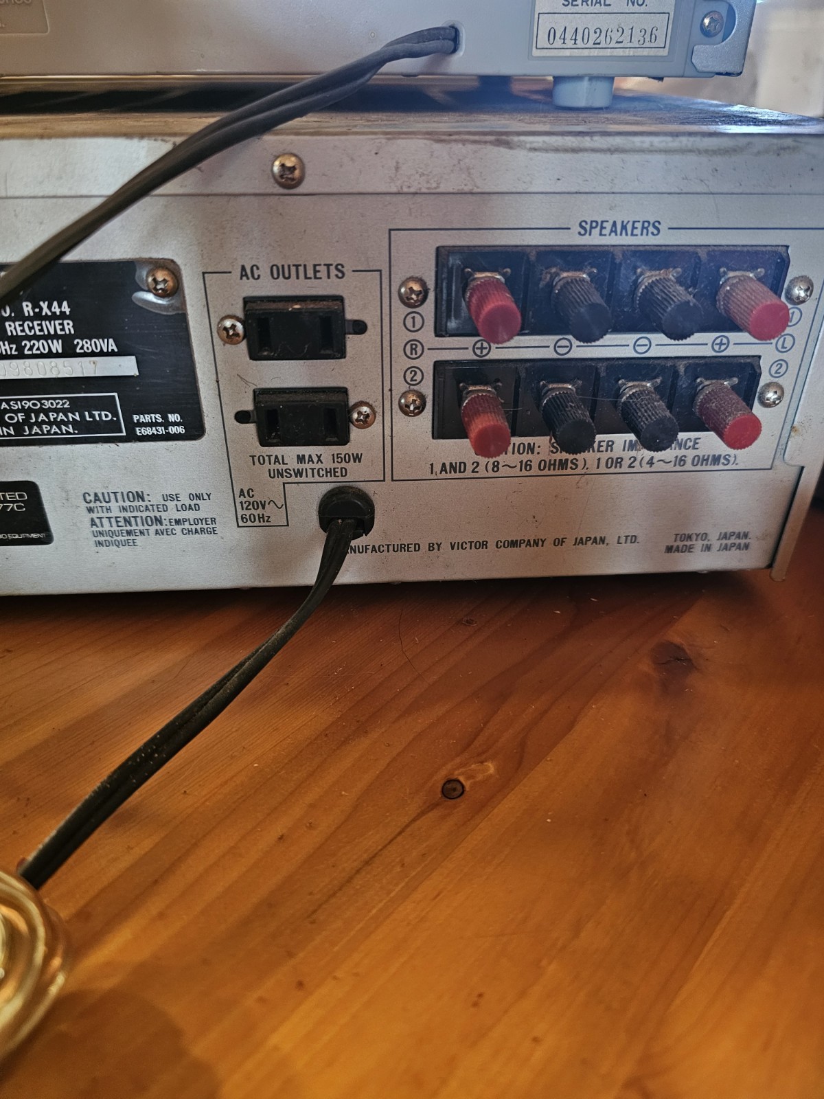 Vintage JVC RX44 Super-A Synthesizer Proformance Cassettedeck Working