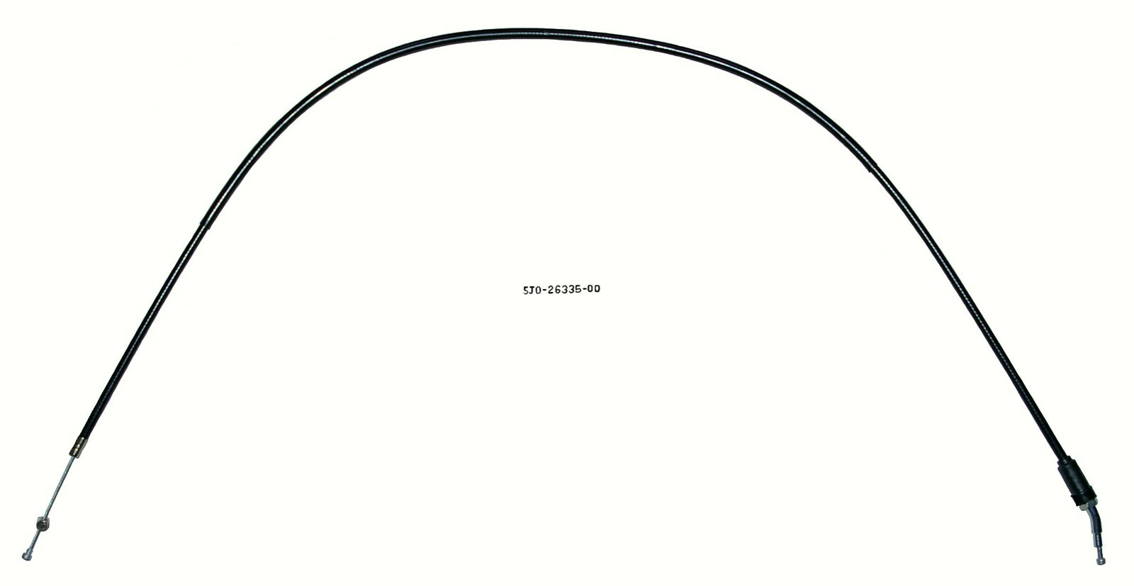 Clutch cable fits Yamaha DT50MX (1981-1995) good quality - ref. 5J0-26335-00