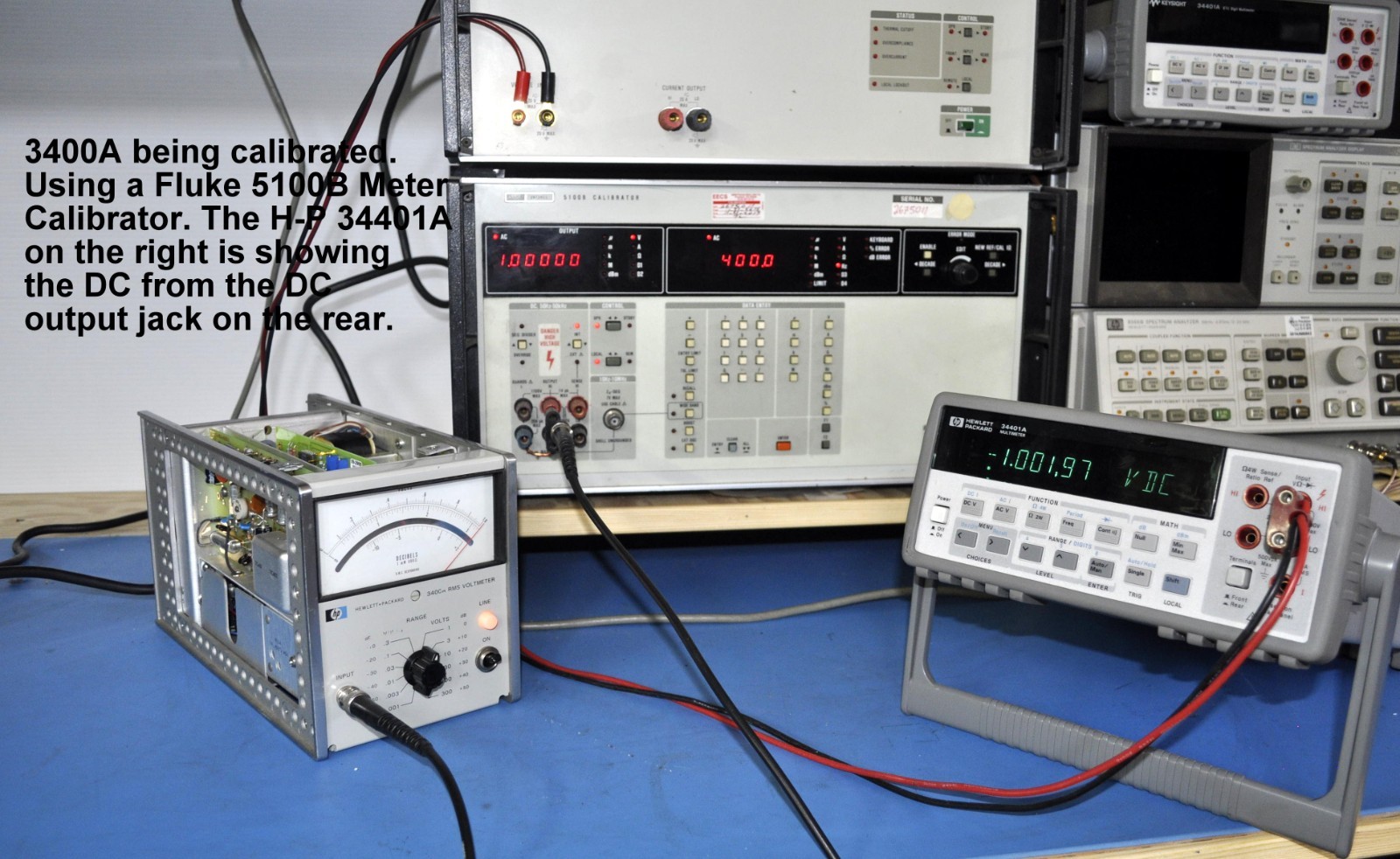 HP 3400A RMS Voltmeter Fully Solid-State 2415- Prefix | Refurbished | Calibrated