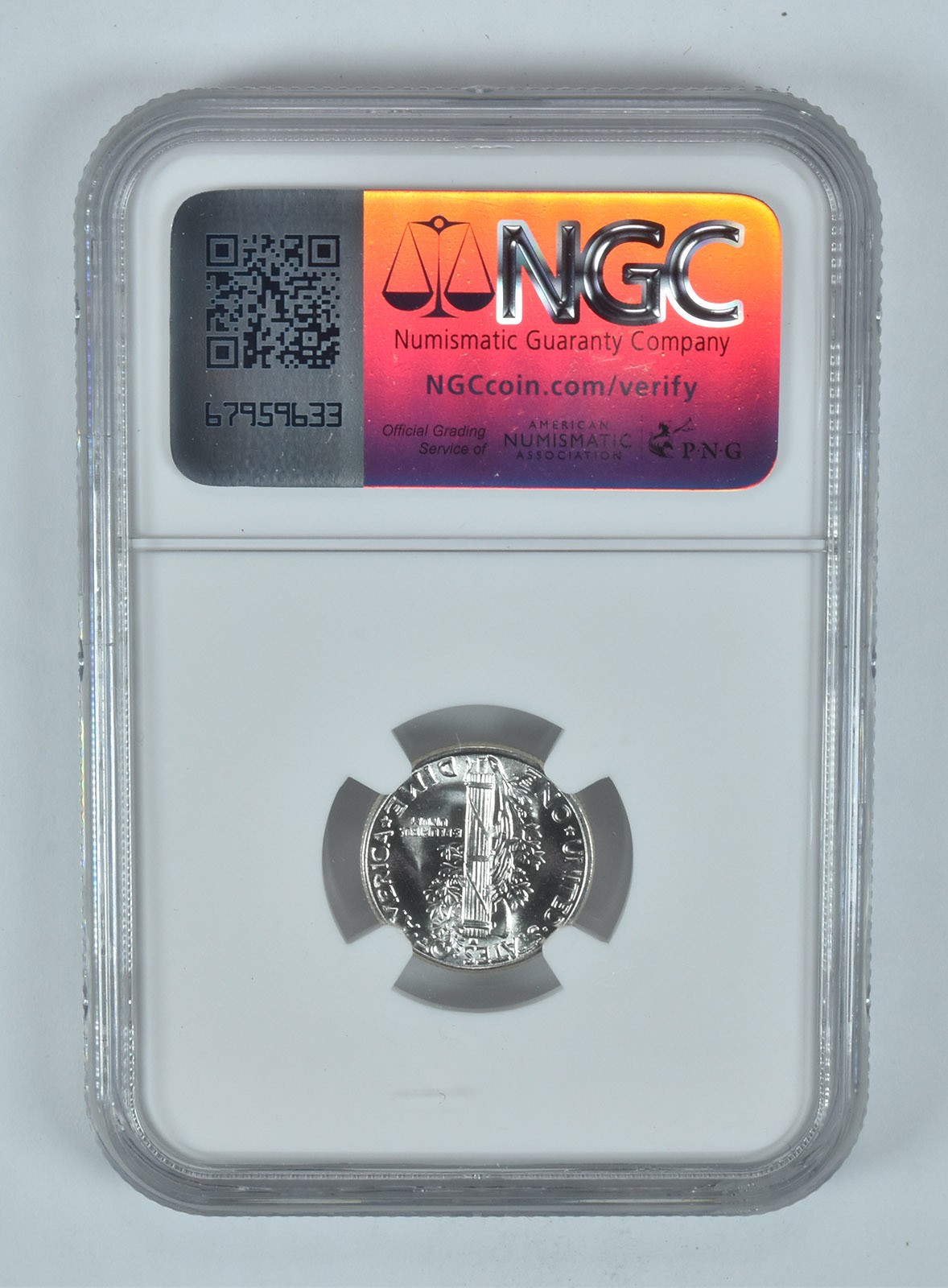 1945 Mercury Dime MS63 NGC Brown Label