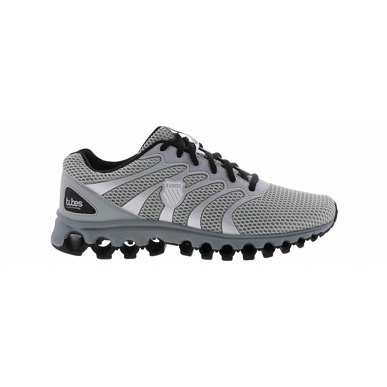 K-Swiss Men's Tubes Comfort 200 Running Shoe 07112 -071 Highrise/Black/White