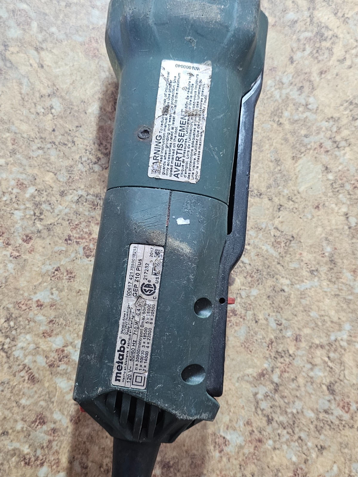 Metabo GE 710 Plus (600616420) Die Grinder Pre-owned