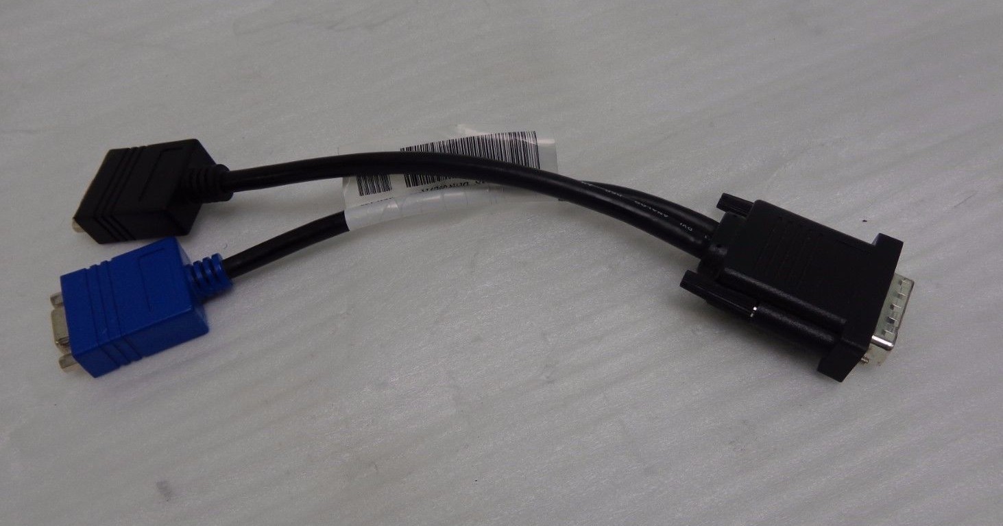 DVI-I Dual VGA Monitor Splatter Adapters CN-05E911