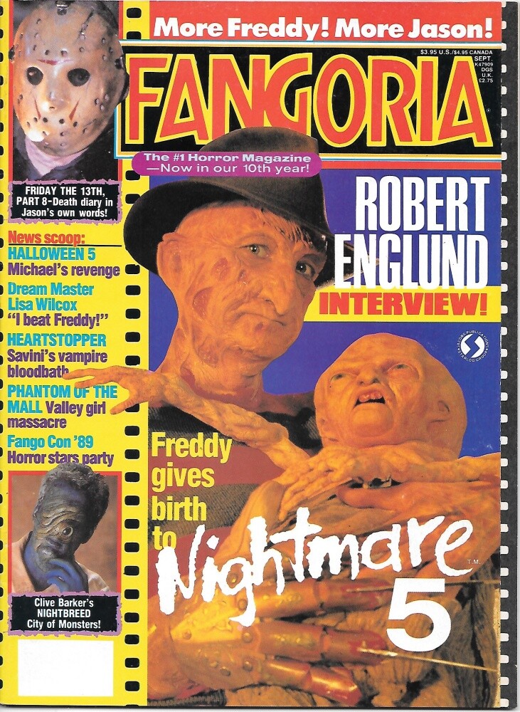 Fangoria Horror Magazine #86 Nightmare 5 Cover 1989 NEW UNREAD