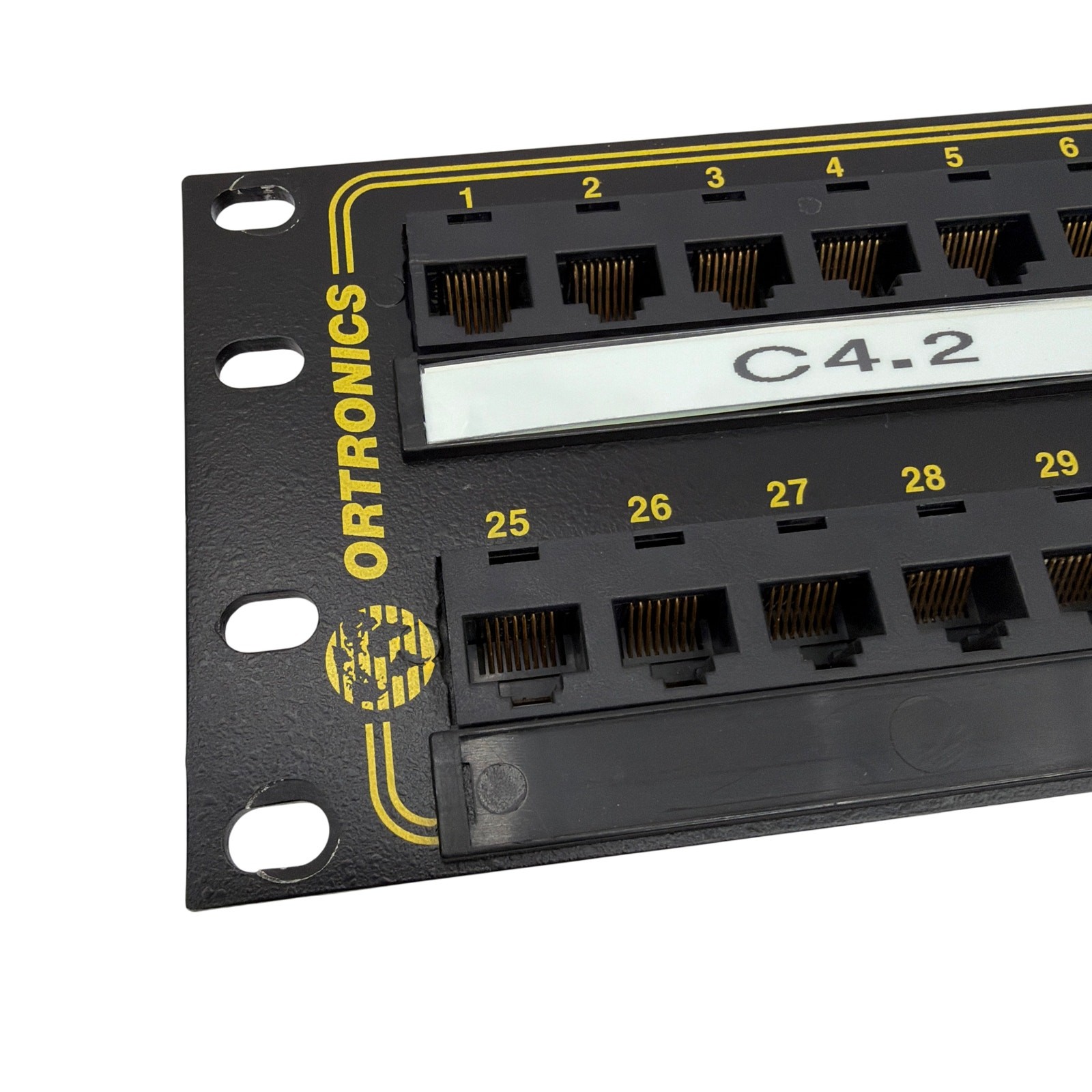 Ortronics Cat5e 48‑Port 19" Rack‑Mount Patch Panel (2U)