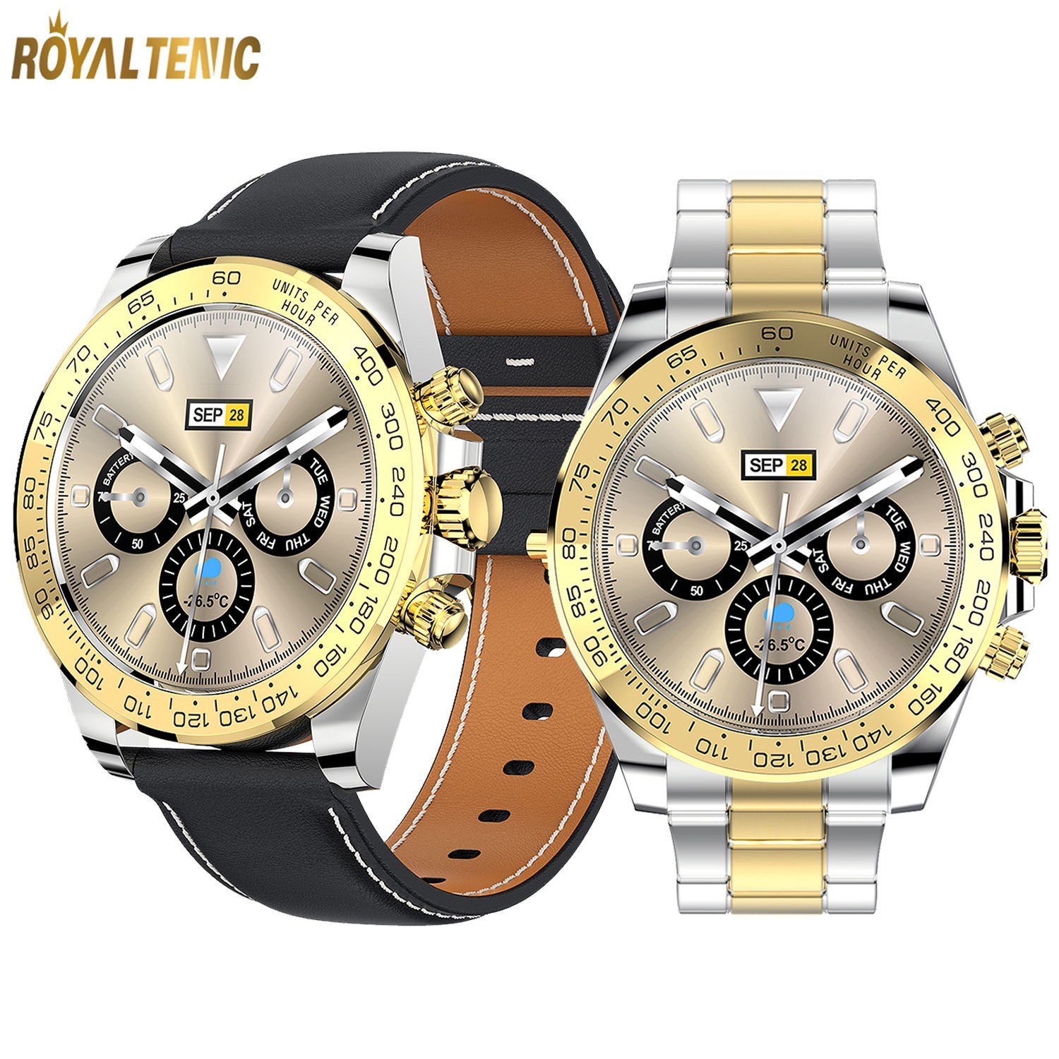 AW12/AW13 Pro Smart Watch with 1.28 Screen, Fitness Tracker, Call Monitor, Media