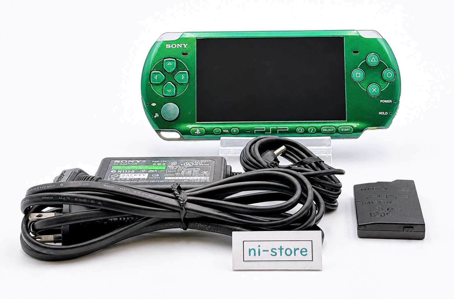 Sony PSP-3000 PSP 3000 Console Green Rare Color Region free - Excellent+