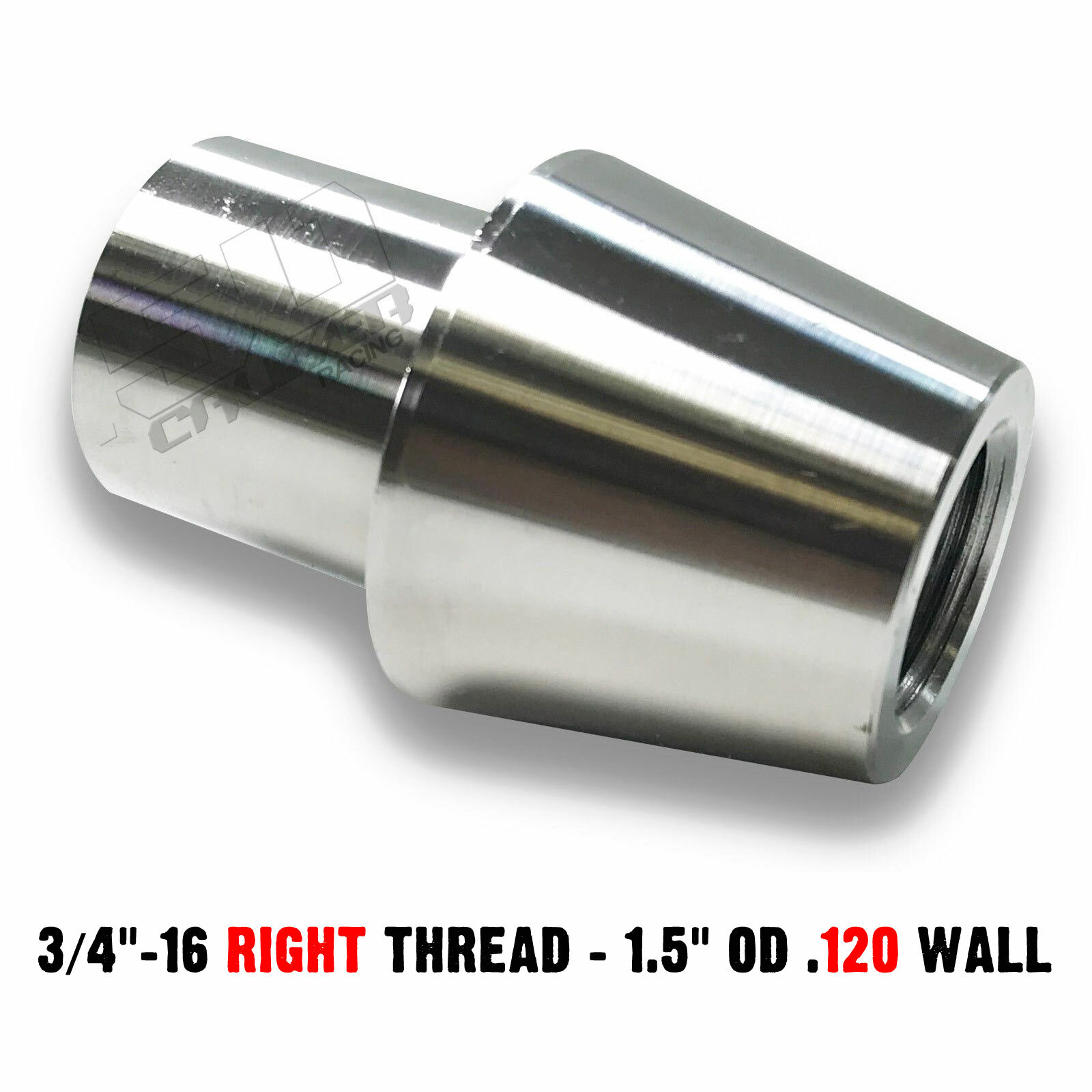 3/4-16 RHT 1.5" 120 Bung Chromoly Weld Bung Rod End Adapter Sand Rail Dune Buggy