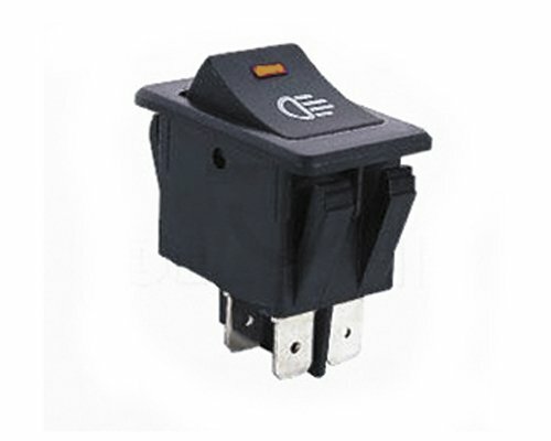 CYGUSA DPST (ON/Off) Illuminated Rocker Switch Amber 35AMPS @ 12VDC