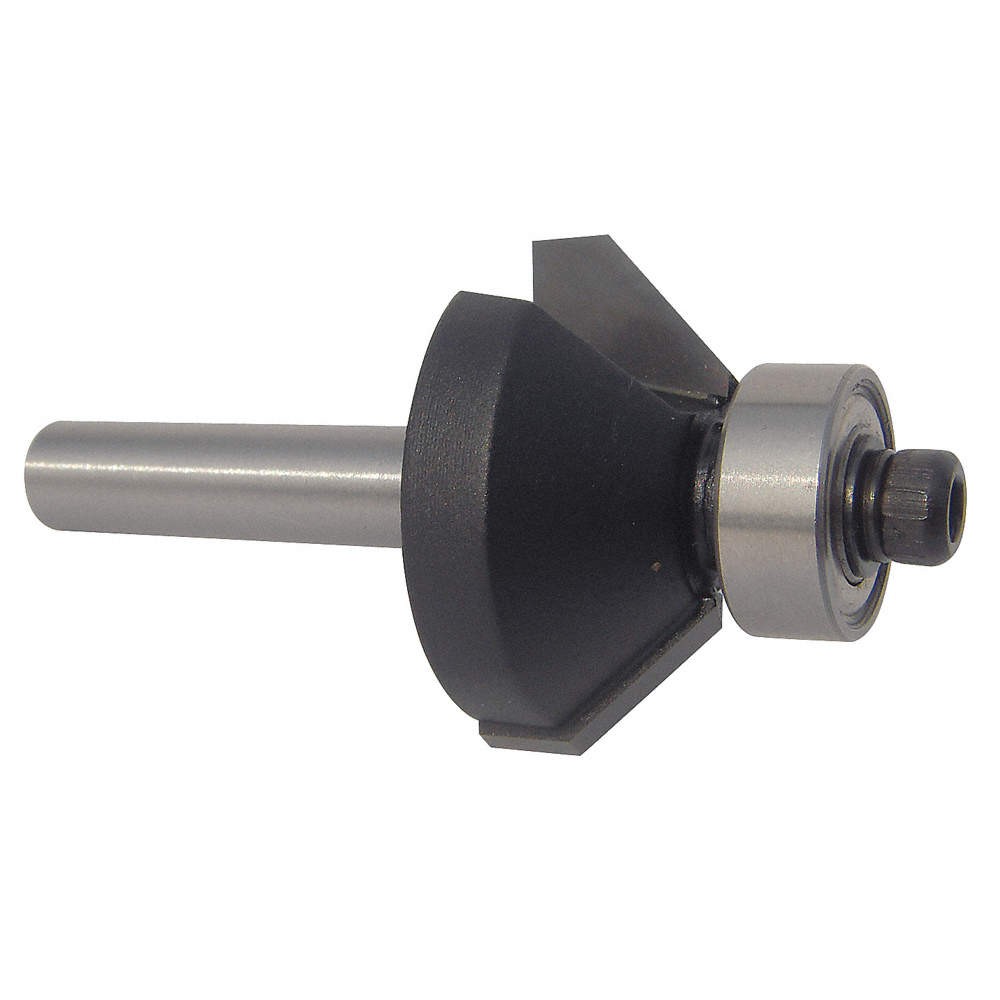WESTWARD 16Y551 Chamfer Profile Router Bit,1-1/2" 16Y551