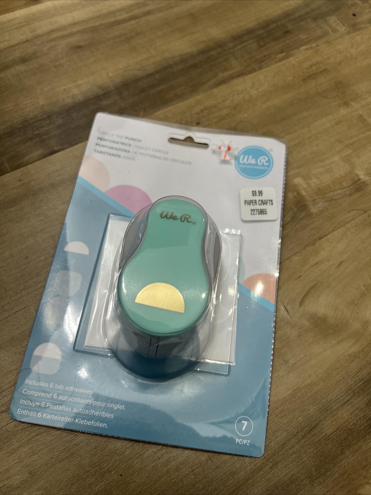 We R Memory Keepers TABP-71311 Tab Punch-Circle, 1.5" Open Packaging