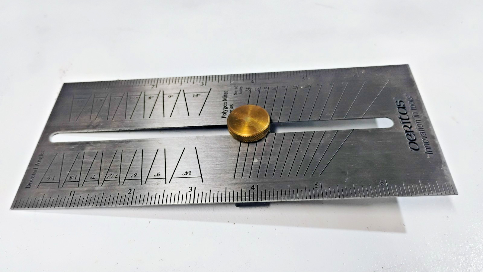 VERITAS Bevel Setter Imperial For Dovetail,Bevel & Polygon Miter Angles