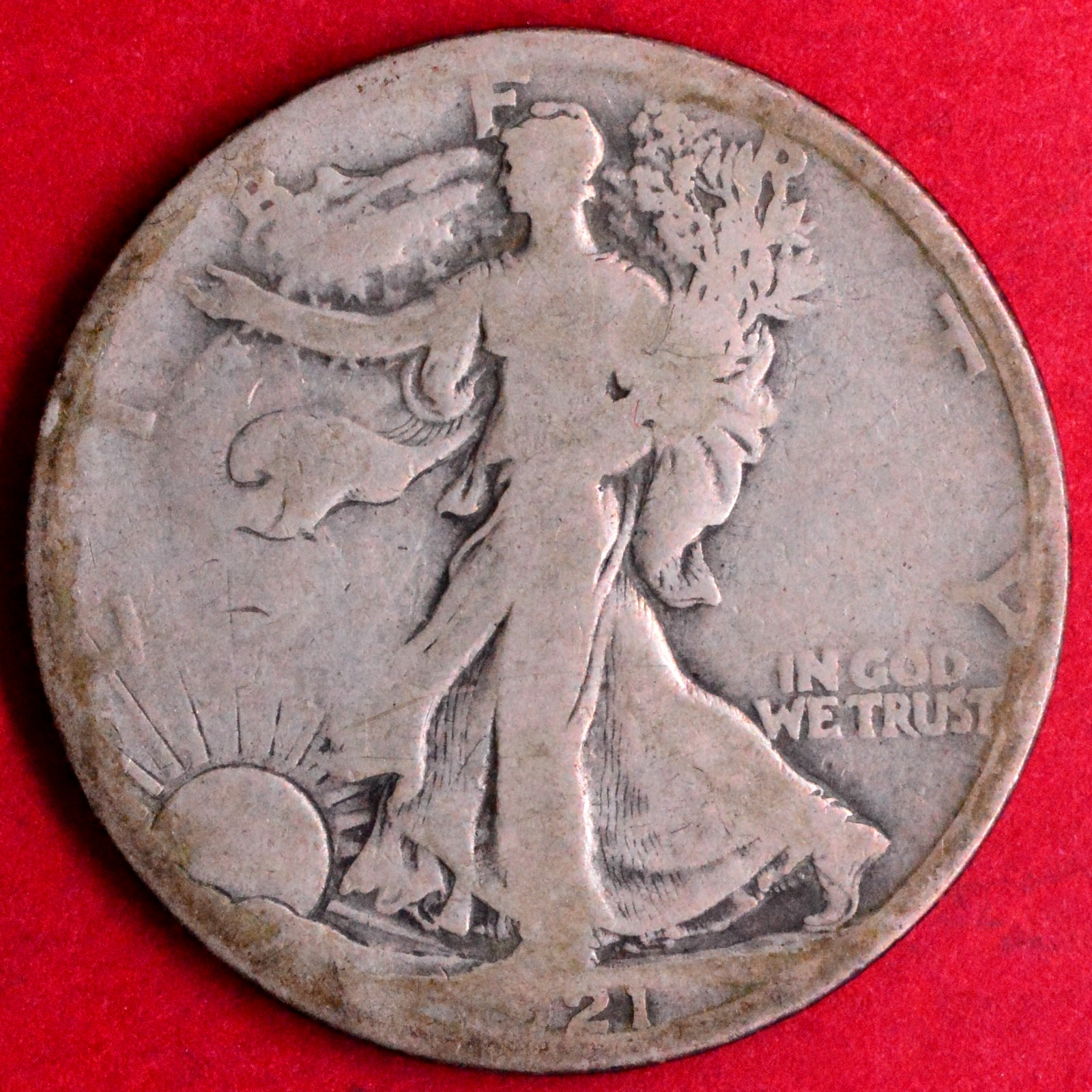 1921-S WALKING LIBERTY HALF
