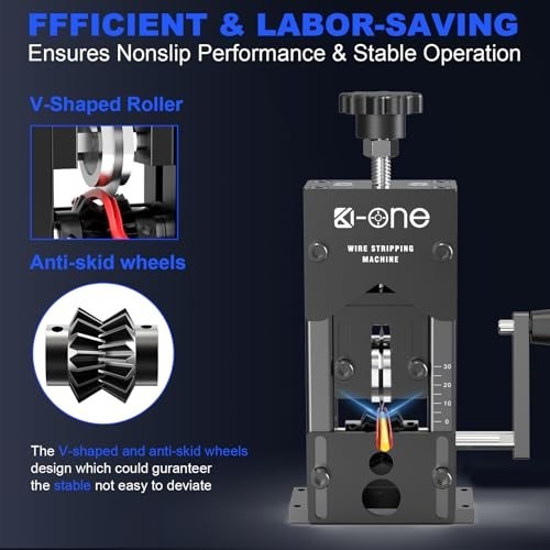 Manual Wire Stripping Machine for Scrap Copper - 0.06-1.18" Wire Stripper Tool,