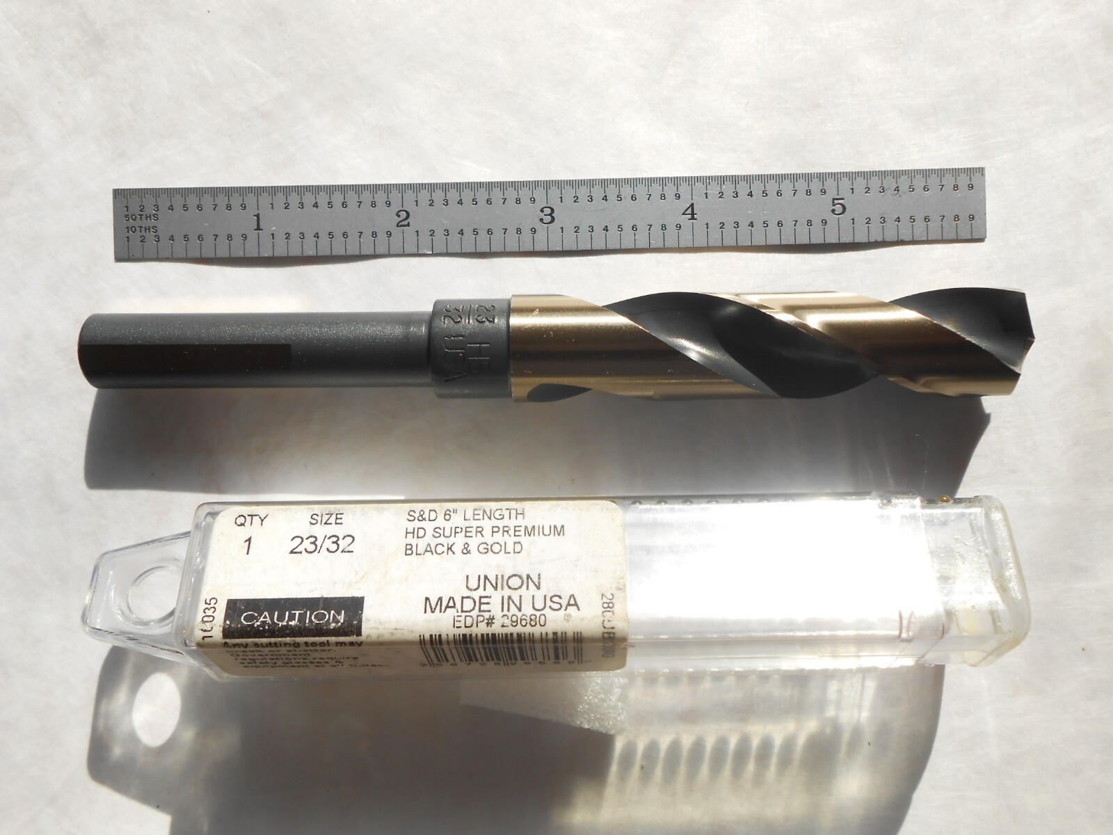 NEW VIKING U.S.A. SILVER & DEMING DRILL 1/2" SHANK X 23/32" CUT DIA. X 6" OAL