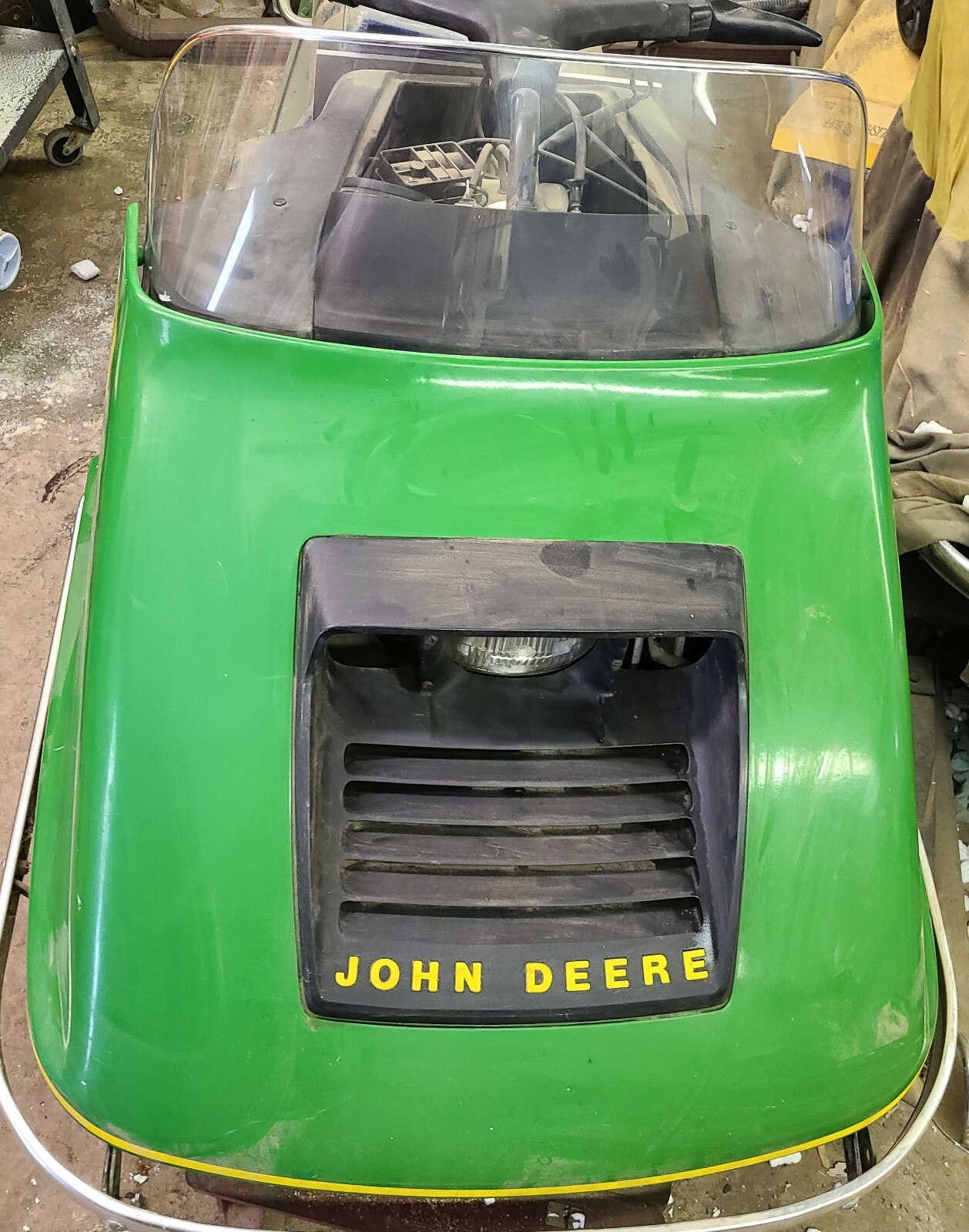 1972-1976 John Deere Custom Vintage Snowmobile Windshield Clear