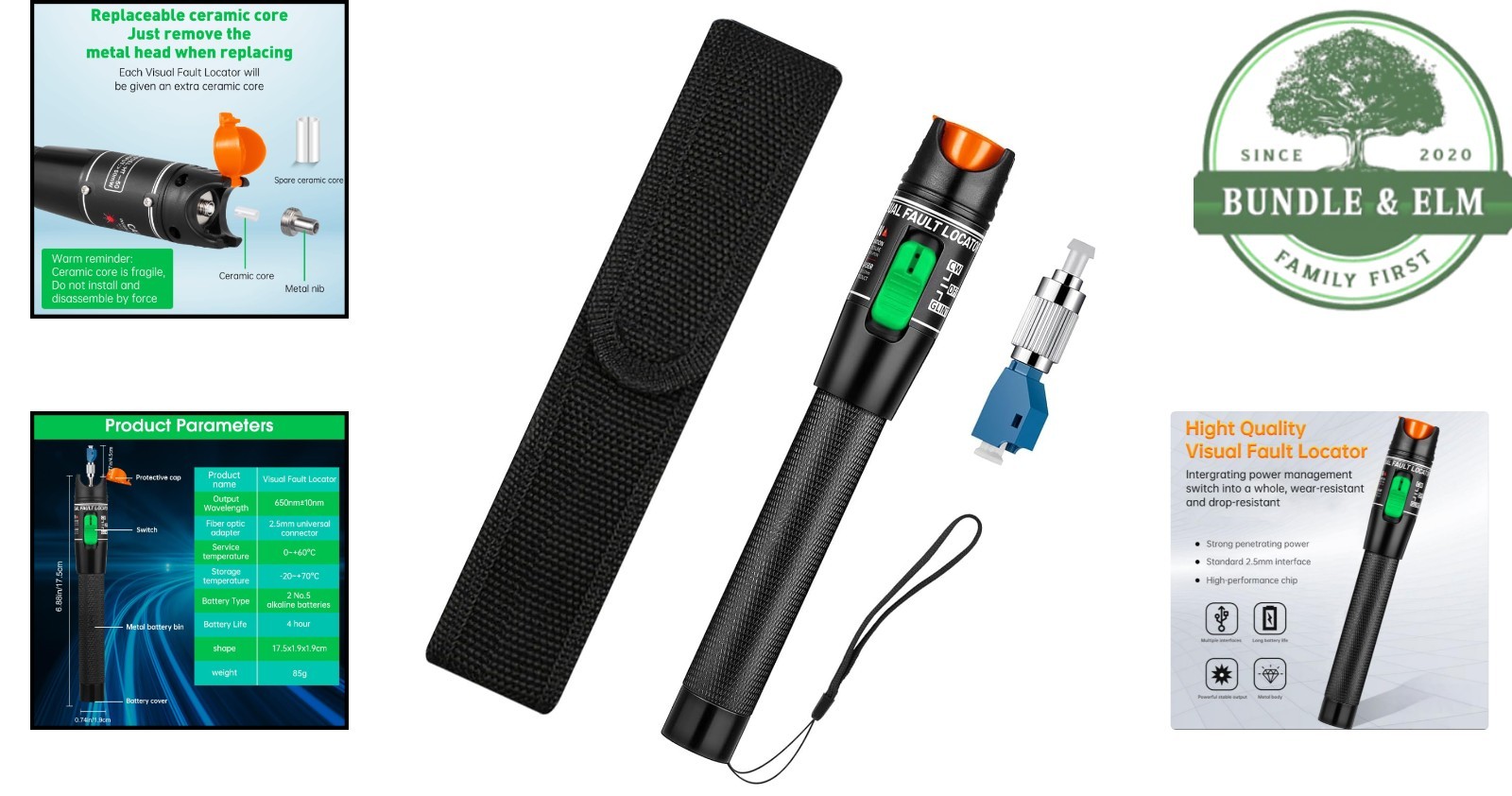 Durable Fiber Optic Cable Tester for Telecommunications and Engineering Use
