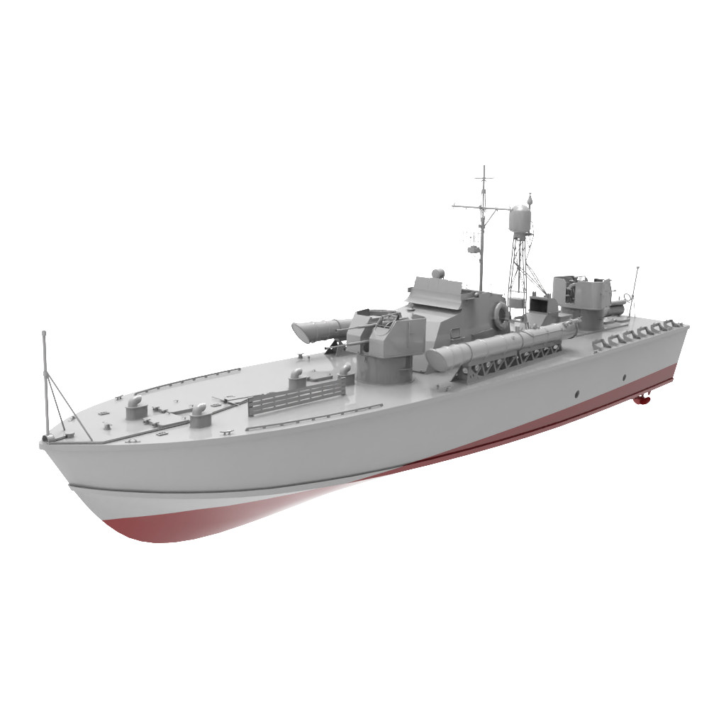 1/350  Military Model Kit Full Hull Soviet Project 183 Motor Torpedo Boat