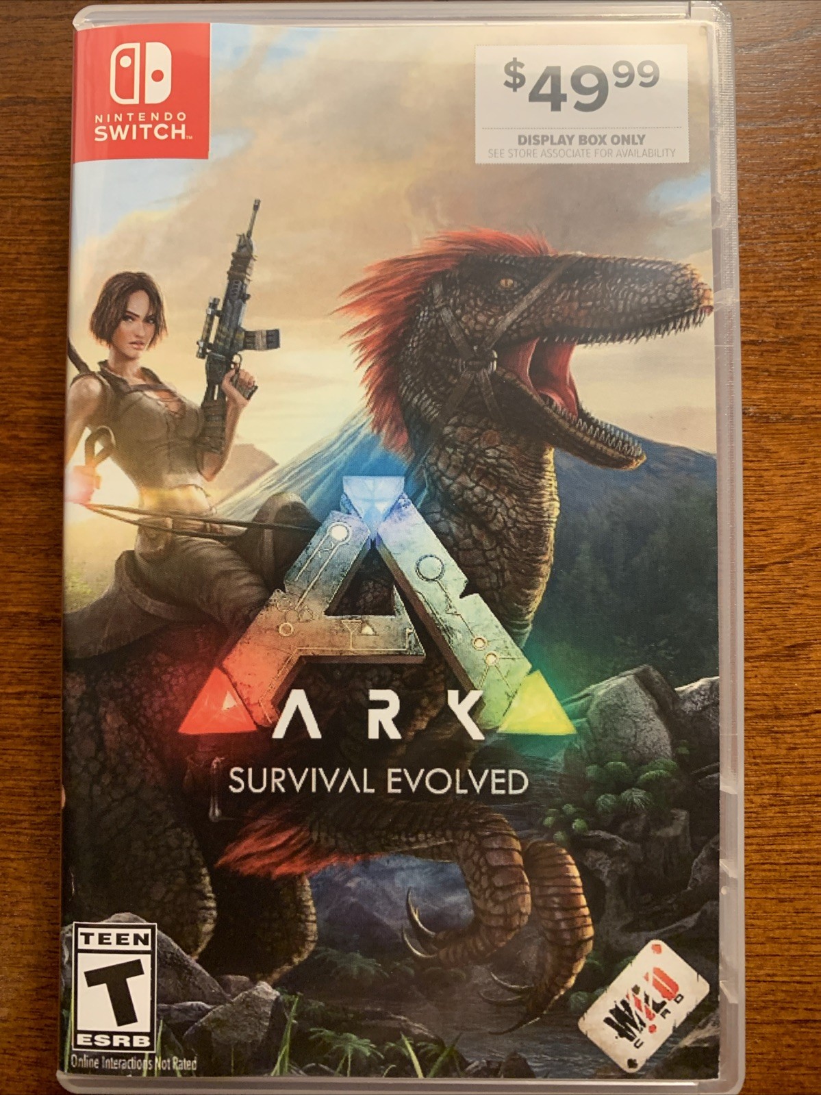 Ark Survival Evolved - Nintendo Switch Authentic Display BOX / Case Only NO GAME