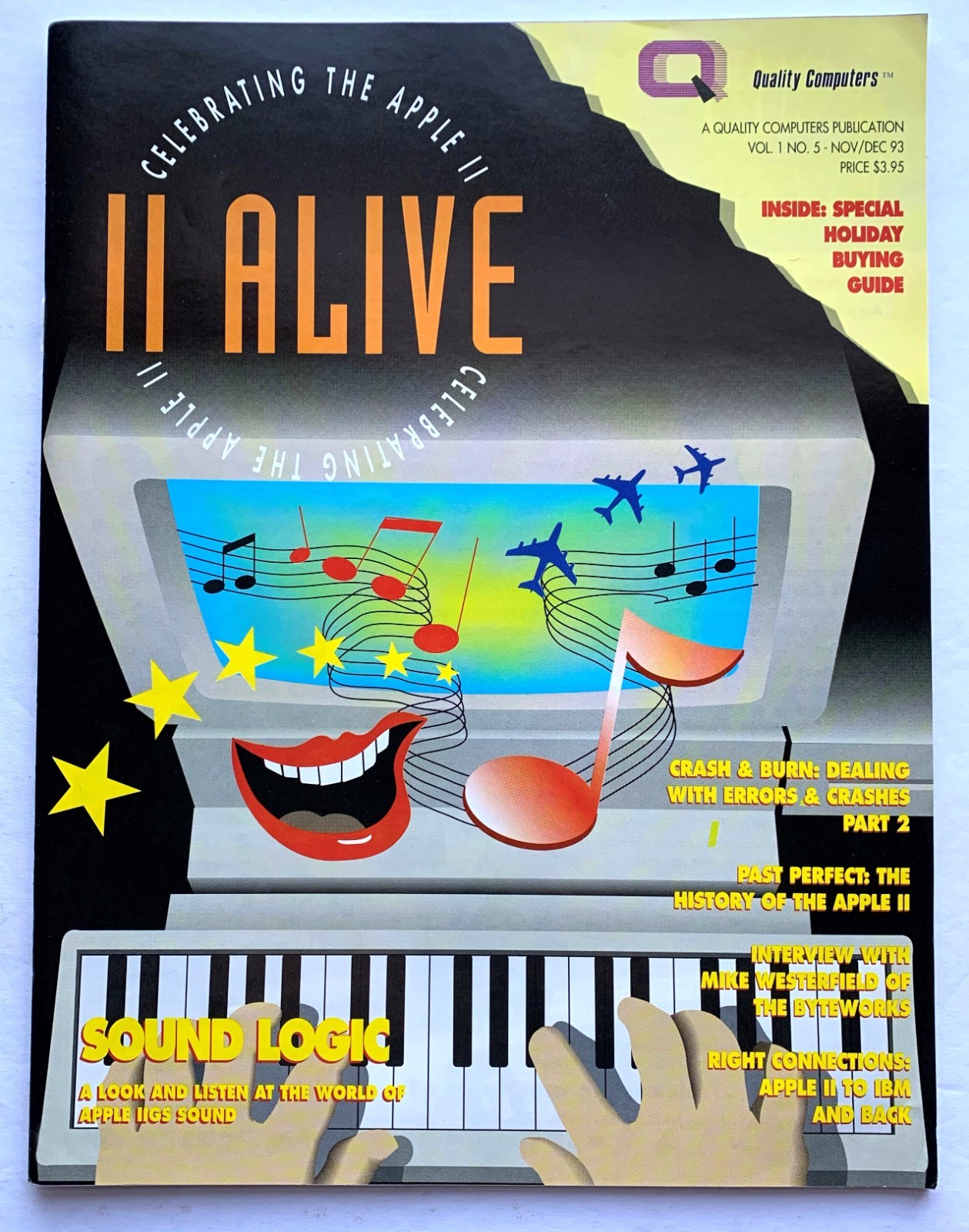 II ALIVE VOL. 1  NO. 5  NOV/DEC 1993 APPLE II MAGAZINE