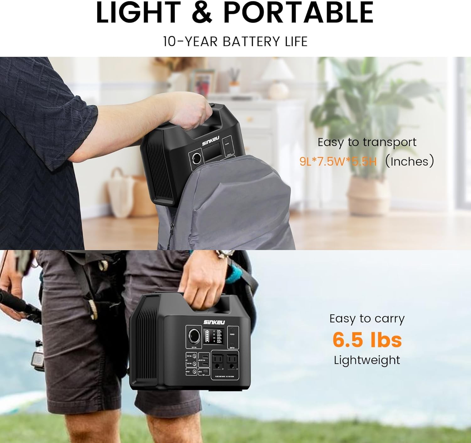 256Wh Solar Generator 80000mAh LiFePO4