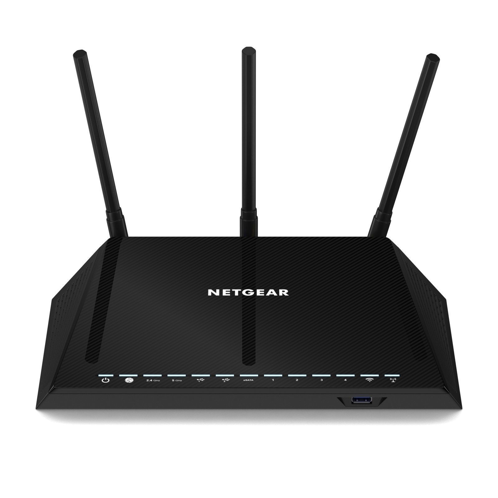 Network ac1750 smart wifi router model 6700v3 Black perfect for home