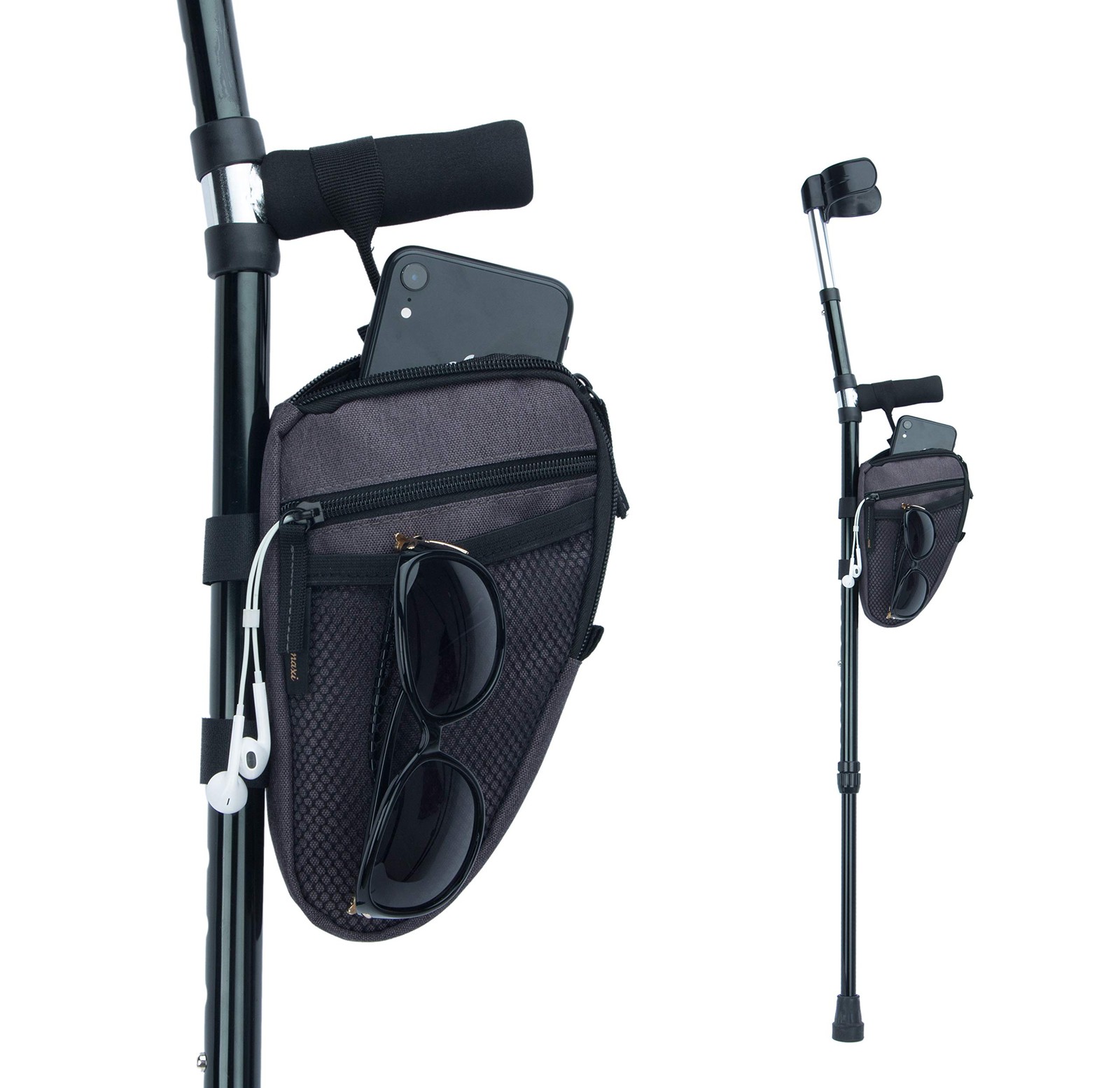 Forearm Crutch Bag Lightweight and Waterproof Forearm Crutch Accessories Storage