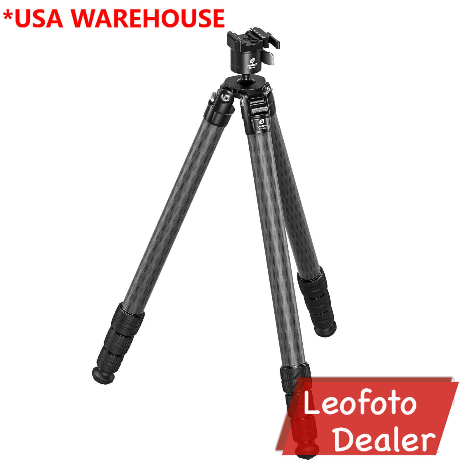 Leofoto SA-404CLX+MA-40X Outdoors Tripod with Ballhead-Arca & Picatinny Clamp