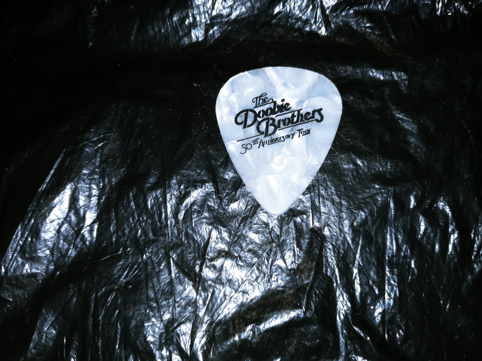 The DOOBIE BROTHERS 50th Anniversary PATSIMMONS Signature 2022 Tour GUITAR PICK
