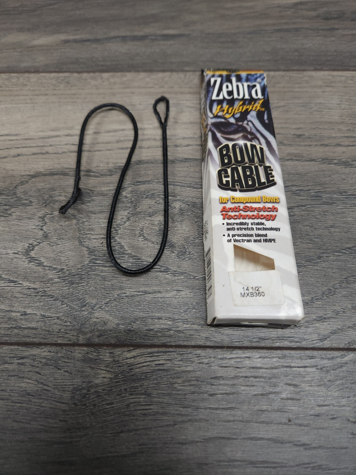 Zebra Hybrid Bow Cables by Mathews For Compound Bows Anti Stretch 14 1/2 MXB360