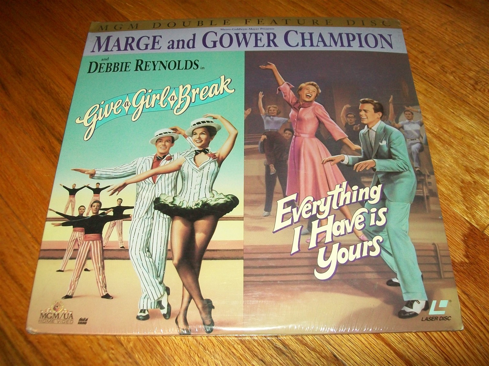 GIVE A GIRL A BREAK and EVERYTHING I HAVE IS YOURS 2-Laserdisc LD SET BRAND NEW