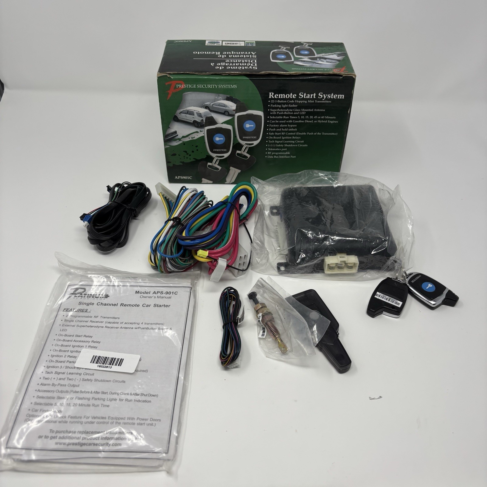 Prestige Security Systems Remote Start With Keyless Entry APS901C