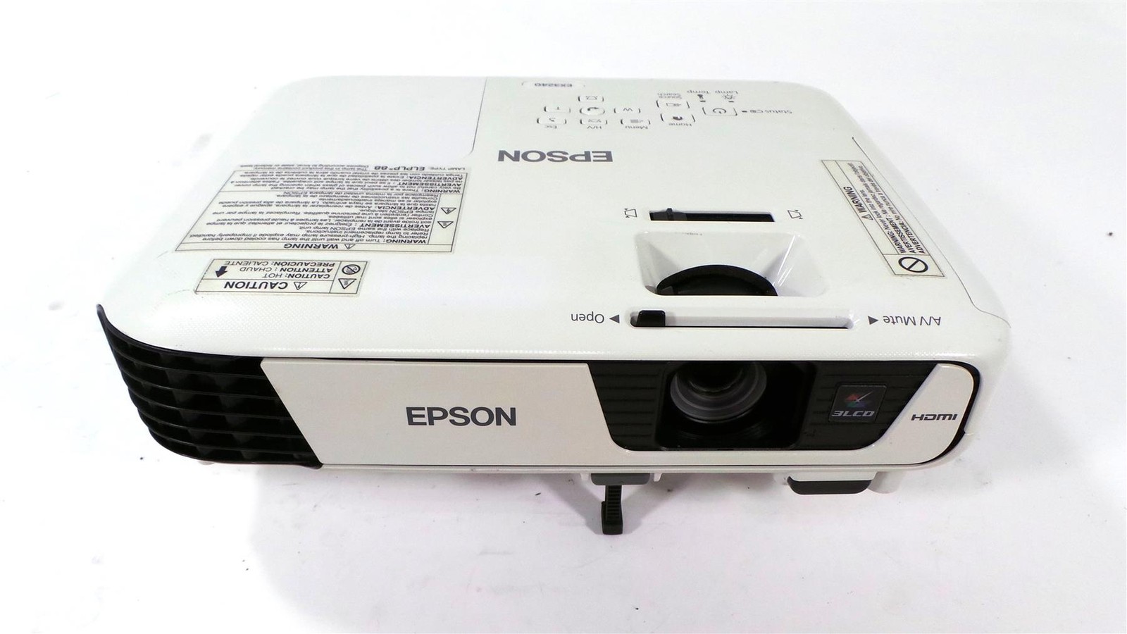 Epson EX3240 LCD Projector - HDMI - Lamp Timer : 80 Hours