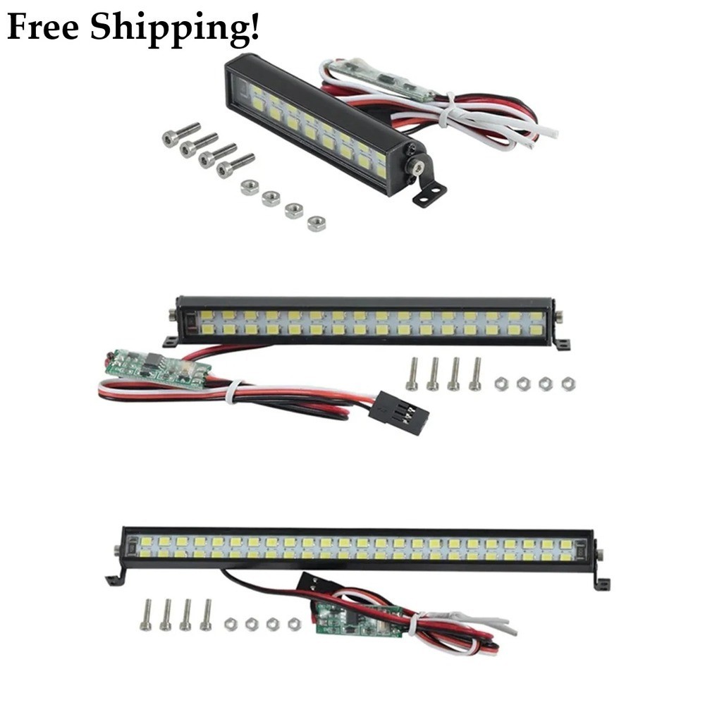RC Car LED Light Bar Roof Lamp CH3 Control for 1/10 RC Crawler Truck