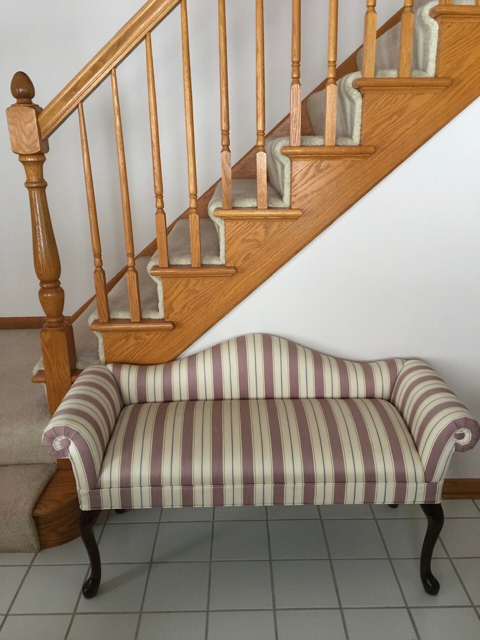 Settee - Small Version of Love Seat Sofa 50Lx19Lx28H