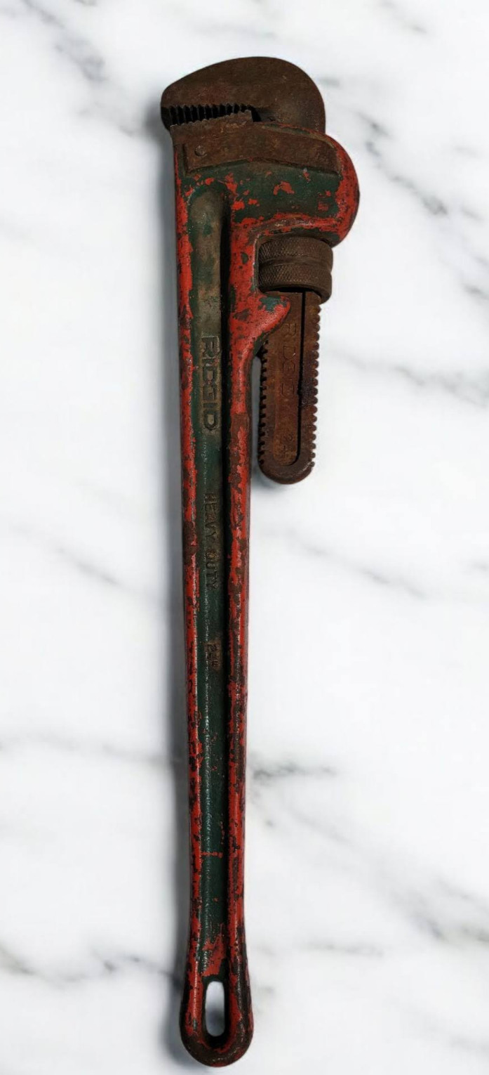 Ridgid 24" Pipe Wrench Heavy Duty Steel 31030 Made in USA