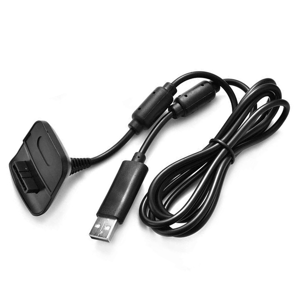 USB Charger Cable for XBOX 360/360 Slim Wireless Controller - 5ft 4800mAh