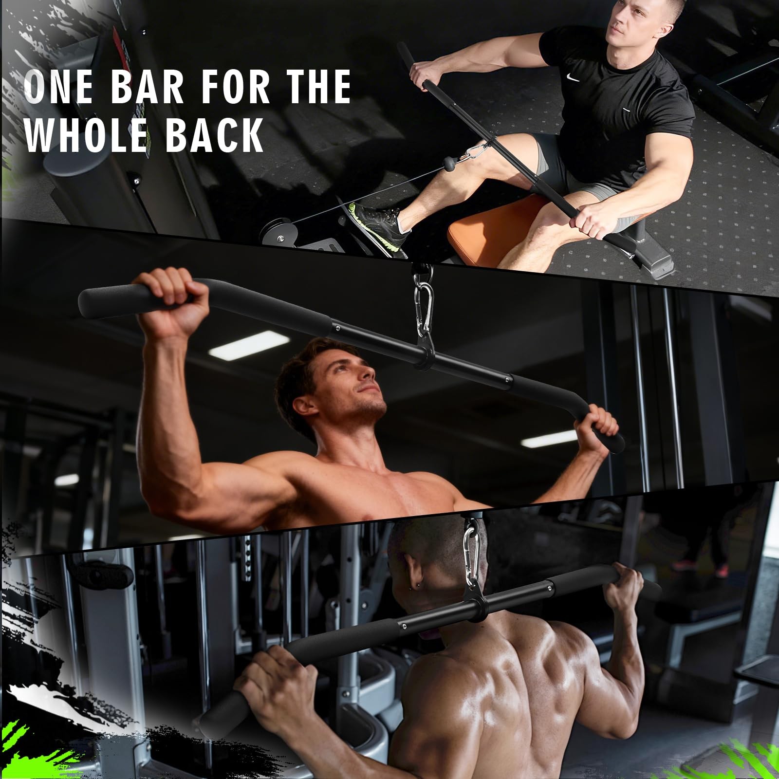 Cable Machine Attachment Set LAT Pulldown Attachments ,Cable Machine Accessor...
