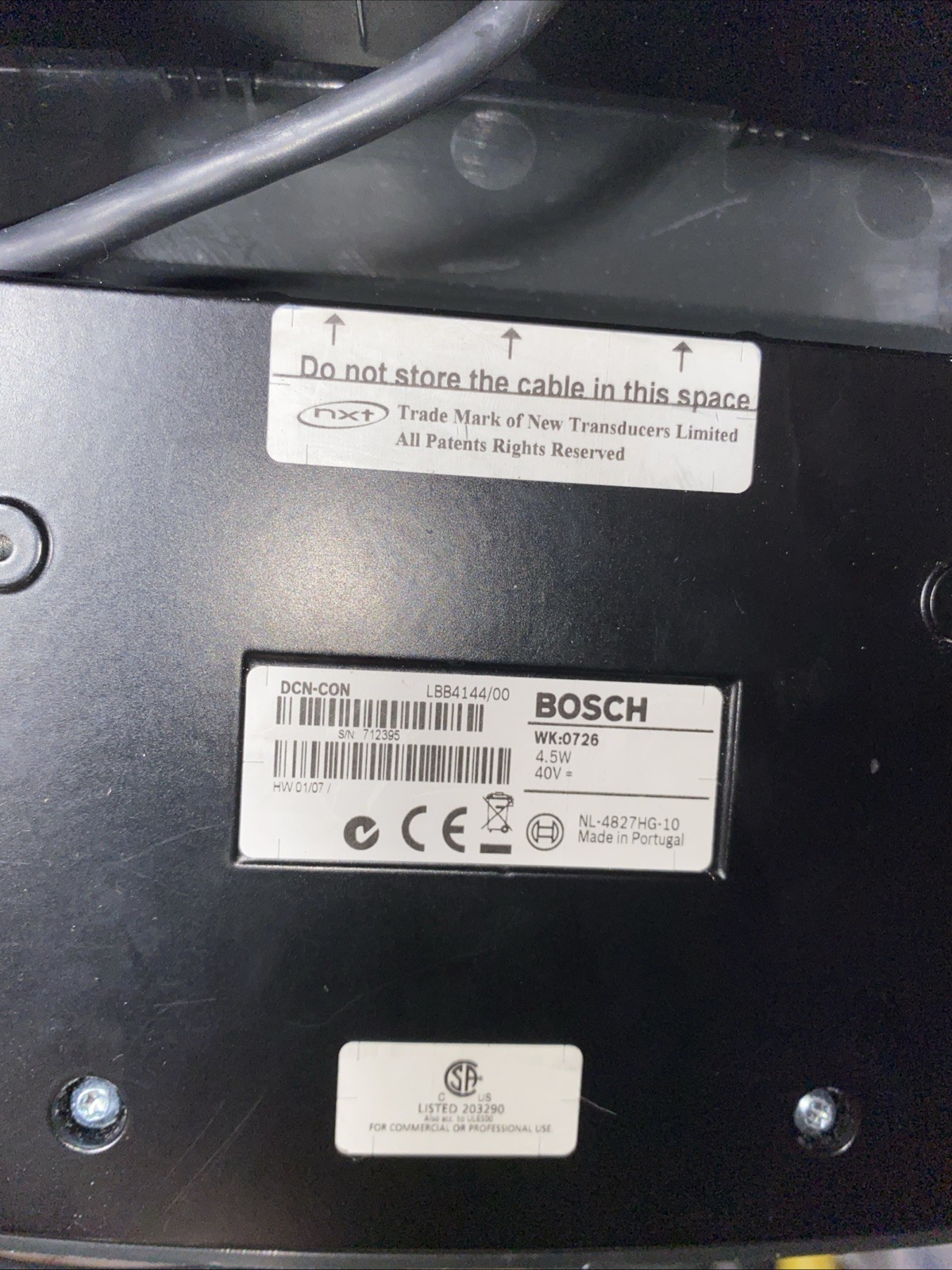 Bosch DCN-CON Concentus Unit