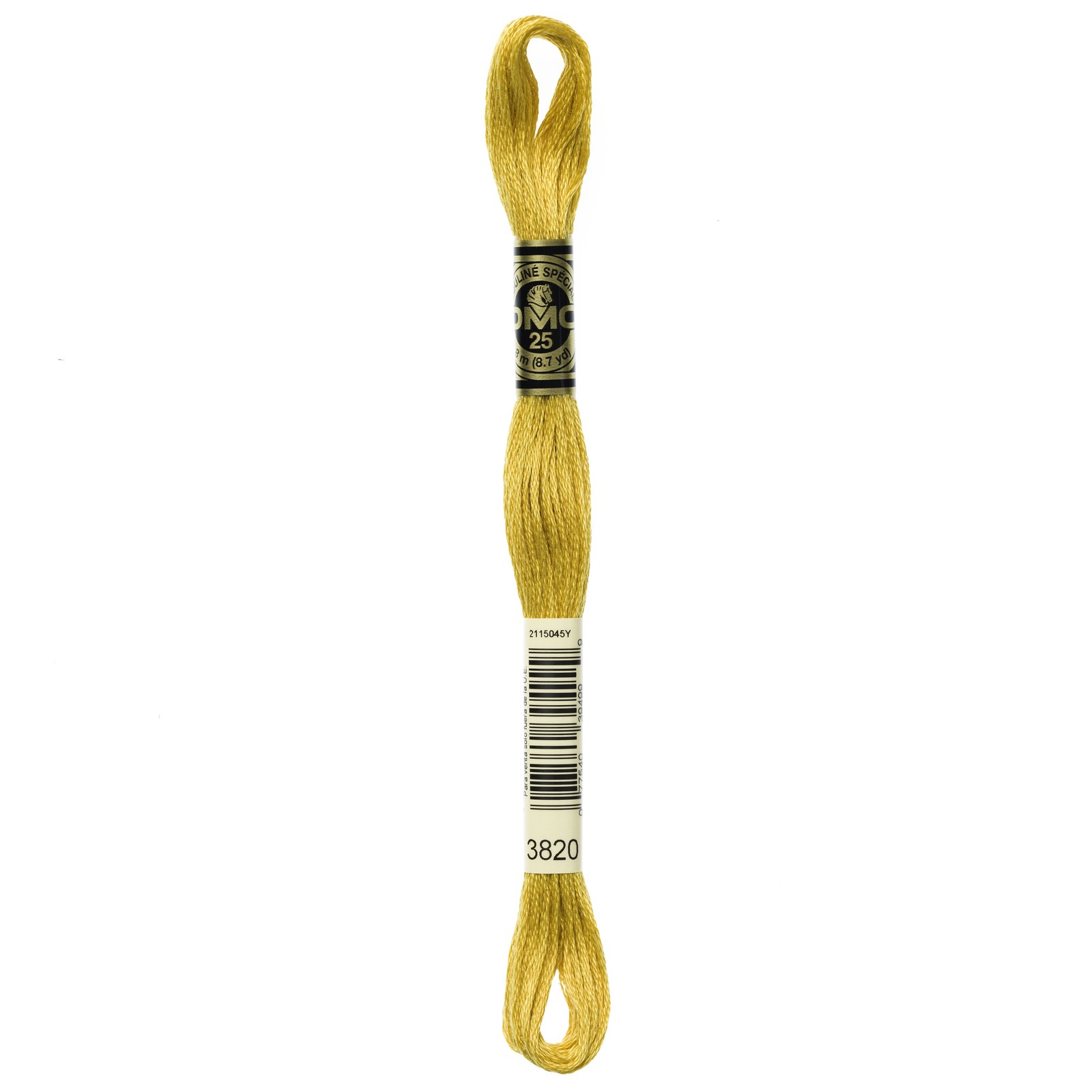 DMC 6-Strand Embroidery Cotton 8.7yd-Dark Straw - 12 Pack