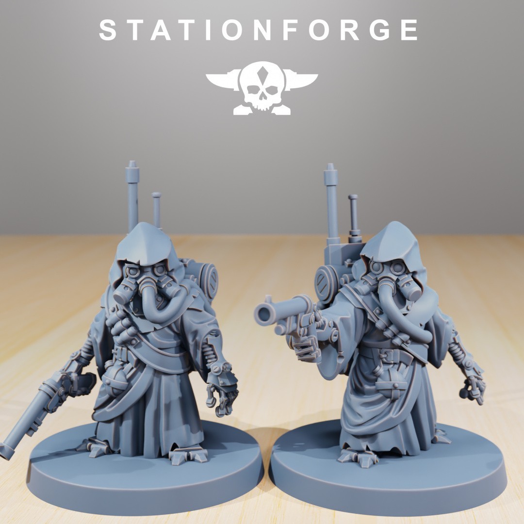 Scavenger Junkards Grimdark 3D Printed Miniatures Station Forge 16k