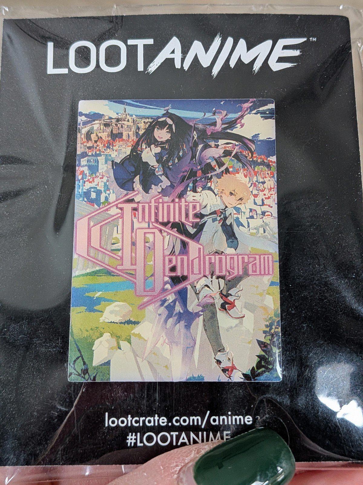 Infinite Dendogram Anime 2018 Lootcrate Pin Lootanime Unopened New