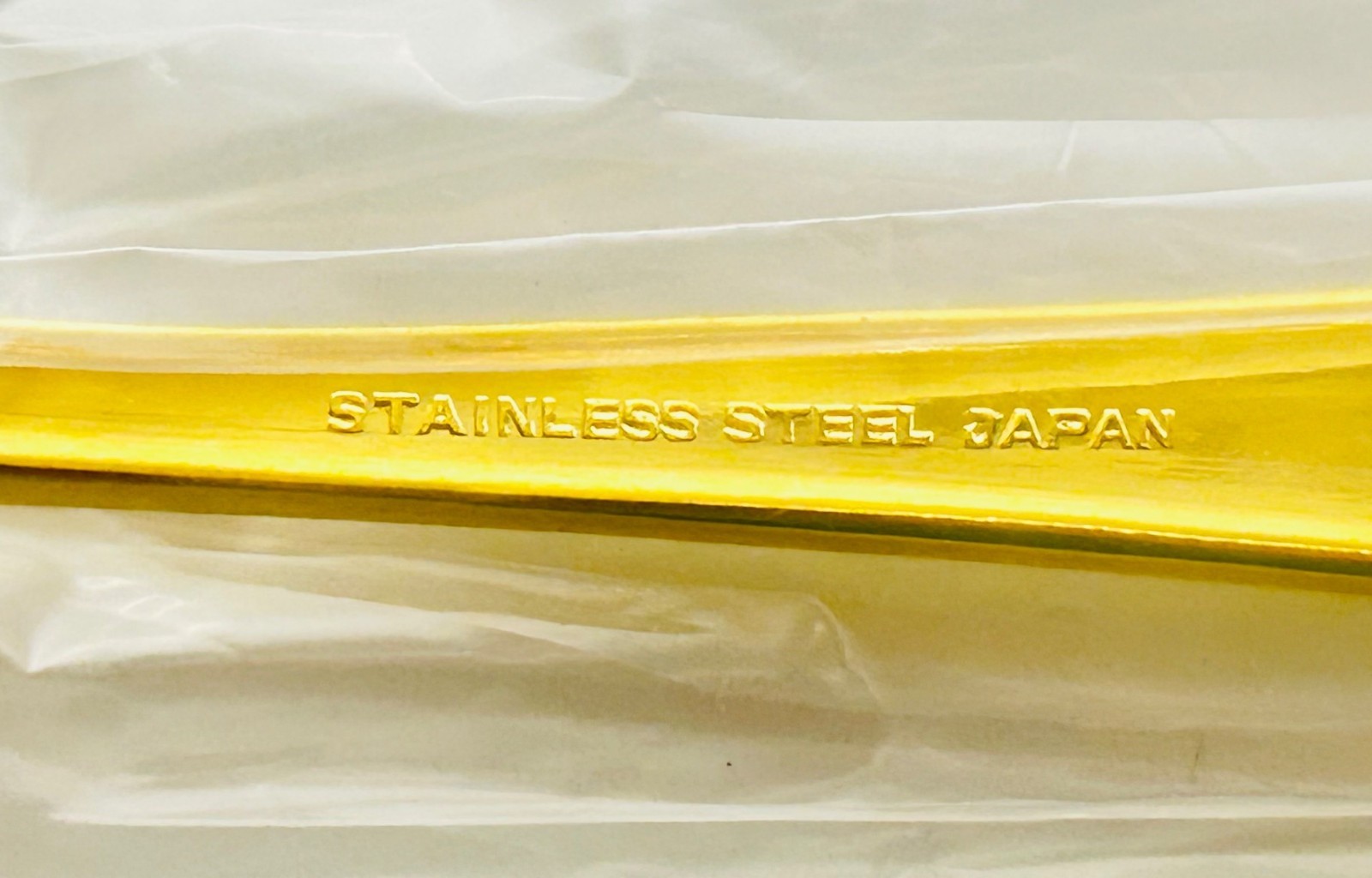 Holly Berry Gold-Plated Stainless Steel Japan Flatware 8 Set New In Sleeves NIB