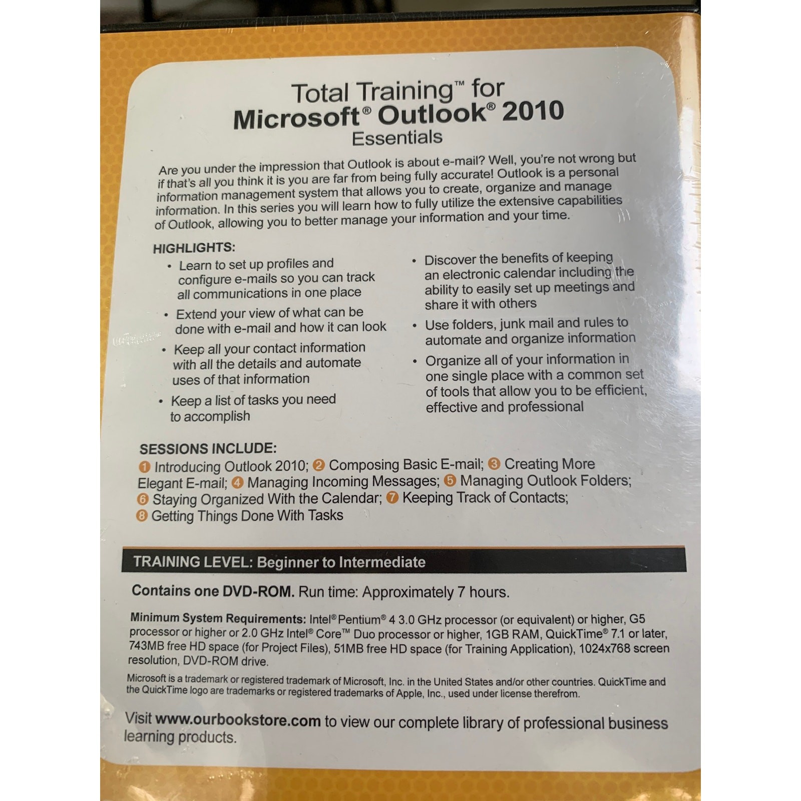 ComputMaster Microsoft Training DVDs Word Outlook PowerPoint 2010 ealed
