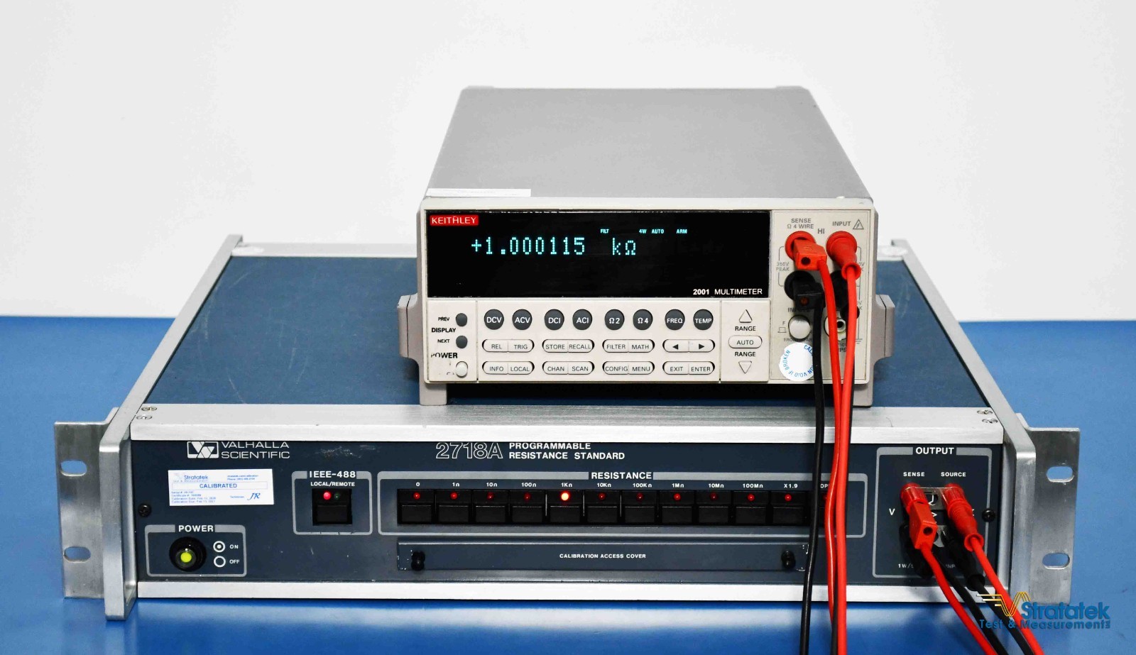 Valhalla Scientific 2718A Programmable Resistance Standard - NIST Calibrated